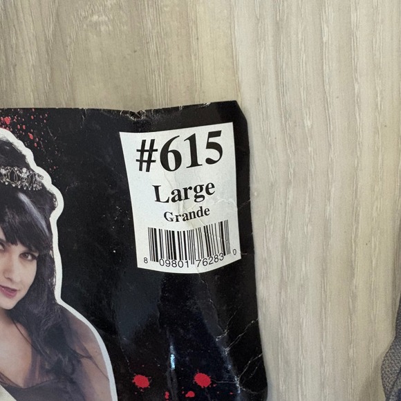 Homecoming Corpse Women Costume Adult Halloween Zombie Queen Dress Gloves Size L - Picture 10 of 10